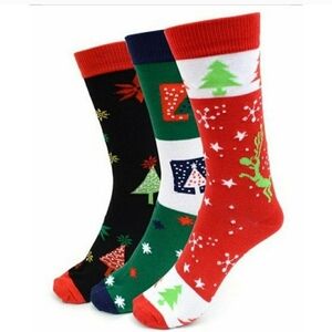Soft and Fluffy PARQUET Thick Ladies 3 pairs Fancy Christmas Crew Socks